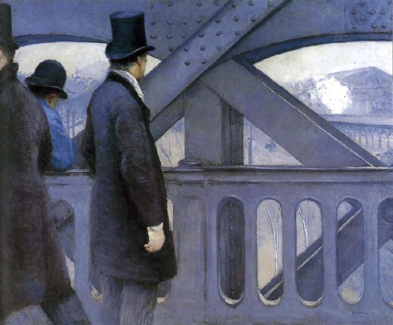 Gustave Caillebotte Bridge oil painting picture